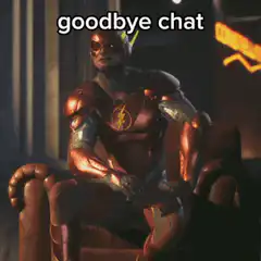 The Flash goodbye chat