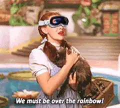 Dorothy with VR goggles