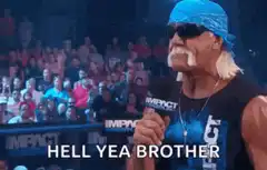 Hulk Hogan says Hell Yea Brother