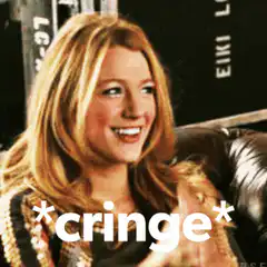 Blake Lively facepalm cringe