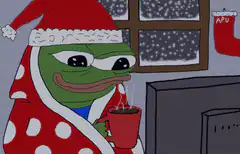 Pepe the Frog Christmas Cozy