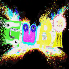 Psychedelic FUBI text animation