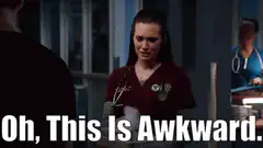 Grey's Anatomy awkward moment