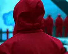 Squid Game guard turns head
