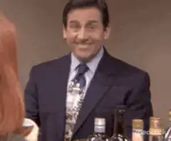 Michael Scott finger guns