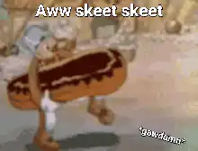 Aww skeet skeet dog and girl