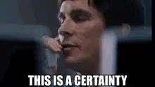 Bruce Wayne This Is A Certainty