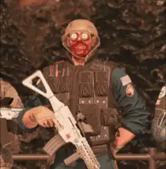 Zombie Soldier Zoom