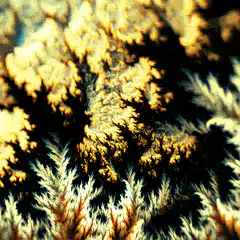 Abstract fractal zoom animation