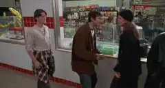 Dude and Leonard in a pet shop