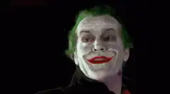 Joker creepy smile