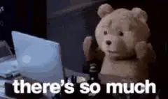 Ted overwhelmed by dog memes
