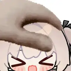 anime girl getting head patted