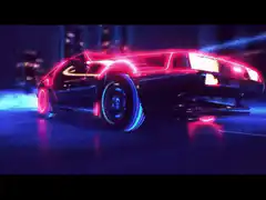 Tron Light Cycle Car