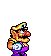 Wario pixel art animation