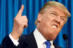 Donald Trump head explodes