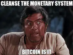 Cleanse the Monetary System Bitcoin is It