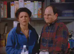 Estelle and Frank Costanza kitchen scene