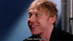 Rupert Grint Thanks I Know So Do You