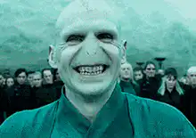 Voldemort laughing maniacally