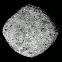Rotating asteroid 243 ida