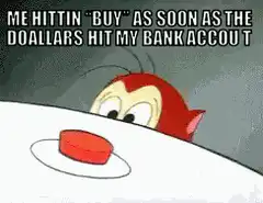 Stimpy and Ren excitedly press the buy button