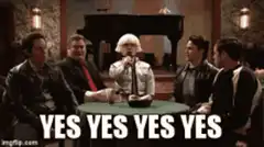 Robot says yes yes yes yes