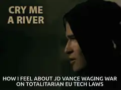 Cry Me A River JD Vance