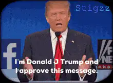 Donald Trump I approve this message
