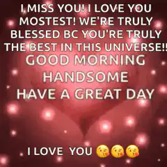 Good Morning Handsome Love Message