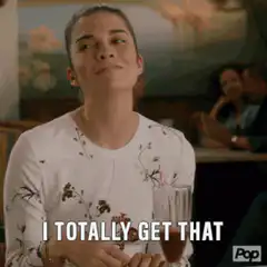 Girl Nods And Says I Totally Get That