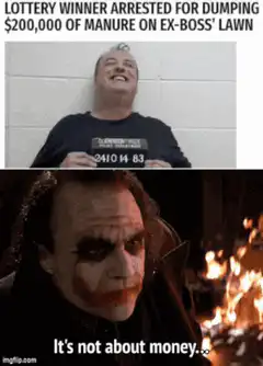 Lottery Winner Manure Meme
