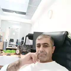 man in office chair