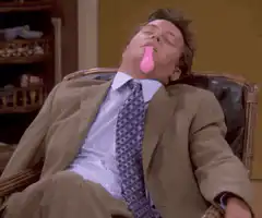 man sleeping with pink pacifier