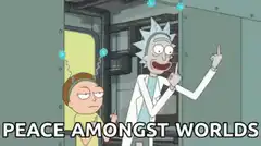 Rick and Morty peace amongst worlds