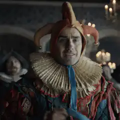 Jester looking confused