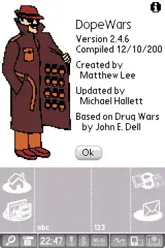 DopeWars game screens