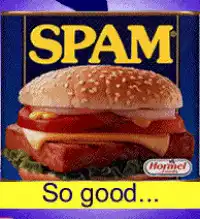 SPAM burger disappears
