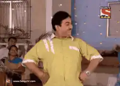 Daya dancing with arms out