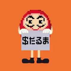 Pixel Art Daruma Character