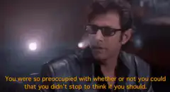 Jeff Goldblum You Were So Preoccupied