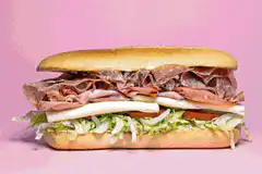 Montage of various deli sandwiches