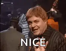 Elton John saying nice
