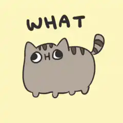 Pusheen cat says what