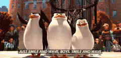 Just smile and wave, boys