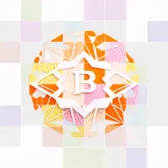 Bitcoin logo with gold glitter