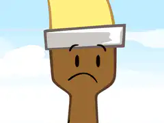 Paintbrush character face change