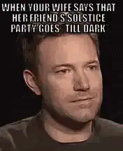 Ben Affleck Solstice Party Goes Till Dark