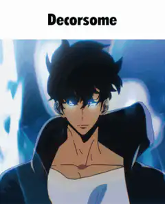 Decorsome anime character glowing eyes