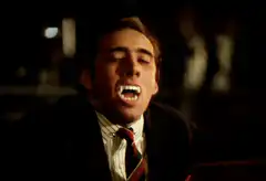 Nicolas Cage vampire fangs